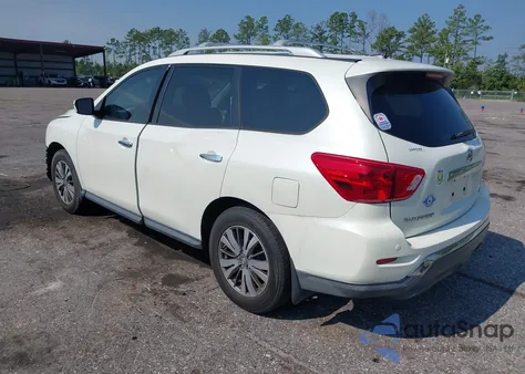 2017 Nissan Pathfinder Sv из США, поврежденный, VIN 5N1DR2MN9HC630789